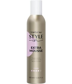 Inebrya Style-In Extra Mousse extra silné penové tužidlo na vlasy 400ml