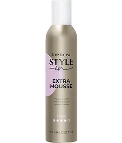 Inebrya Style-In Extra Mousse extra silné penové tužidlo na vlasy 400ml
