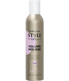 Inebrya Style-In Volume Mousse objemové penové tužidlo na vlasy 400ml