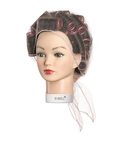 Sibel TULLE sieťka na natáčky, hnedá