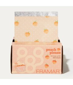 Framar Peach Please 500ks predrezaná fólia na melírovanie vlasov PU-500PEPL