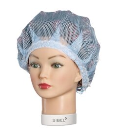 Sibel 1ks sieťka na noc so šnúrkou, modrá