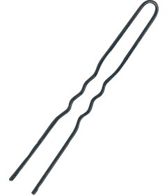 50ks vlnkové vlásenky 70mm, čierne