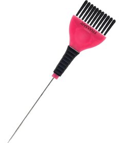 Framar široká kefka na farbenie vlasov HBNDL-PNK