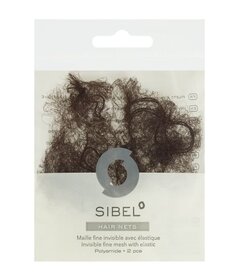 2ks sieťka na vlasy stredne hnedá