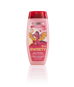 Subrina KIDS Sweety 3v1 sprchový gel a šampón s kondicionérom 250ml