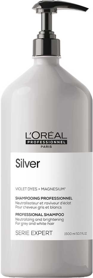 L'Oréal Professionnel Silver fialový šampón na blond vlasy 1500ml