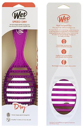 Wet Brush Speed Dry Purple kefa na vlasy