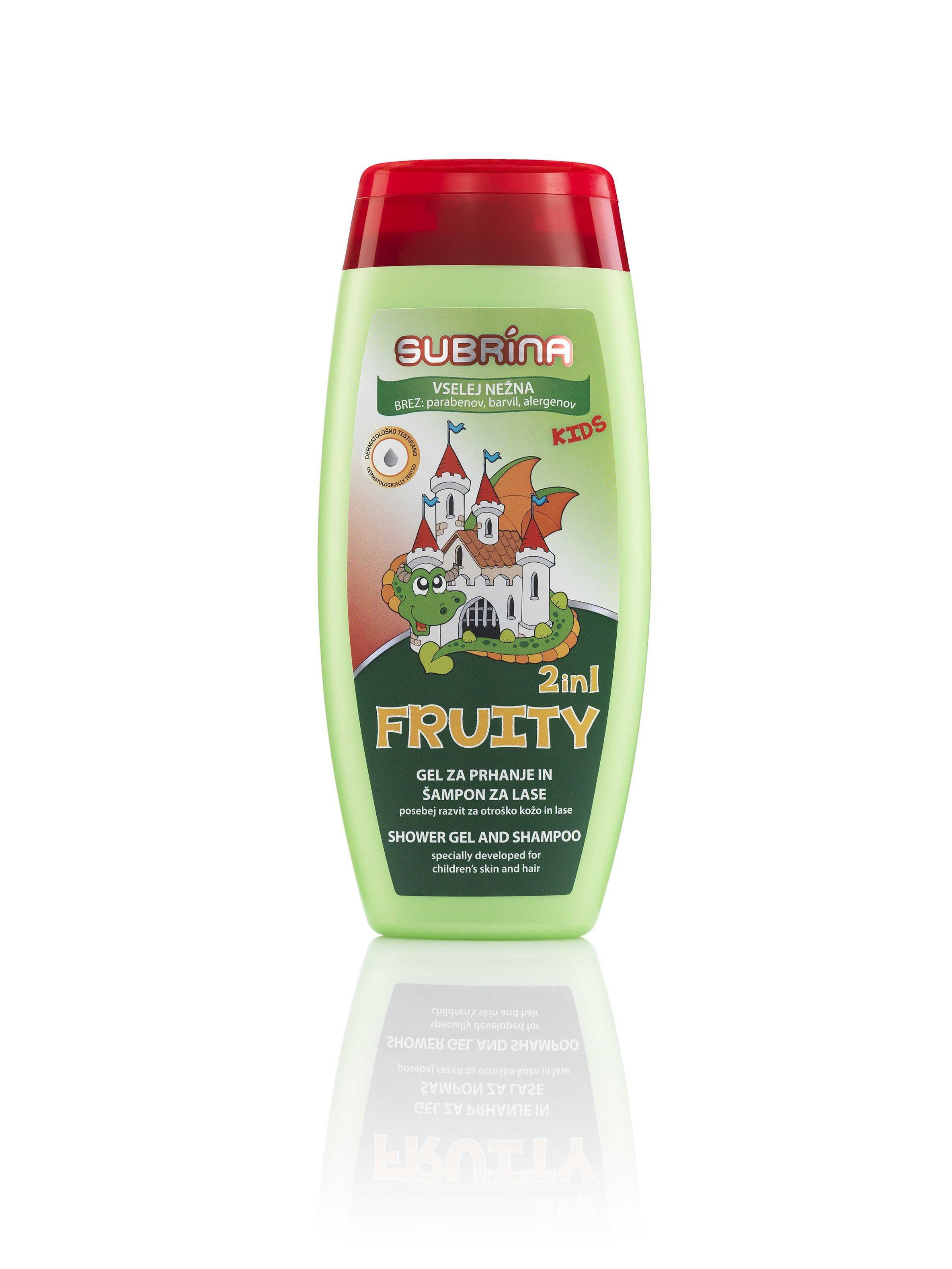 Subrina KIDS Fruity 2v1 sprchový gel a šampón 250ml