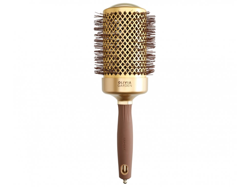 Olivia Garden BlowOut Shine Gold kefa na vlasy 65mm