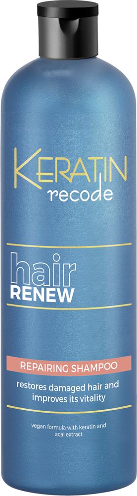 Keratin Recode Hair Renew šampón na poškodené vlasy 400ml