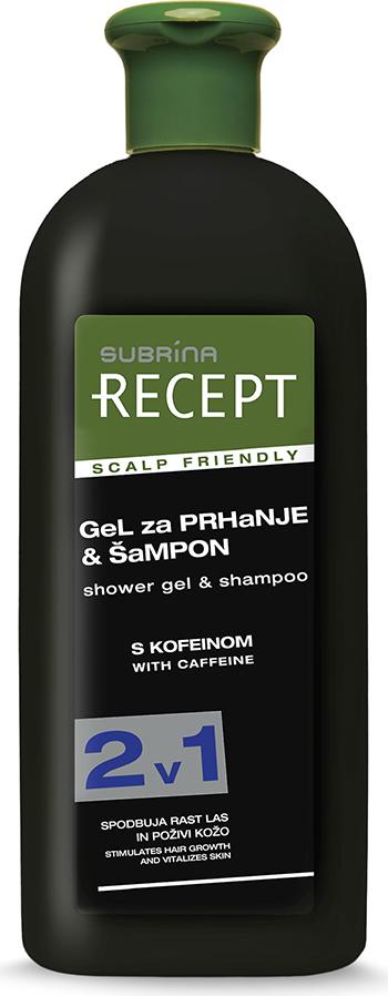 Subrina RECEPT 2v1 sprchový gél a šampón 400ml