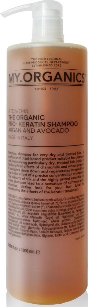 My.Organics The Organic Pro-Keratin šampón na suché vlasy 1000ml