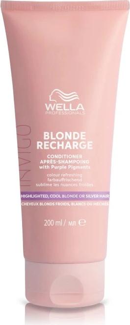 Wella Professionals Invigo Blonde Recharge fialový kondicionér na blond vlasy 200ml