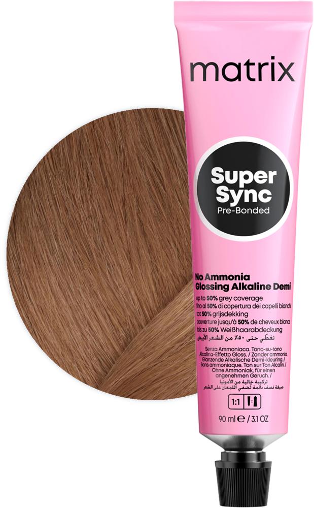 Matrix Super Sync demi-permanentná farba na vlasy 8N 90ml • Lomax