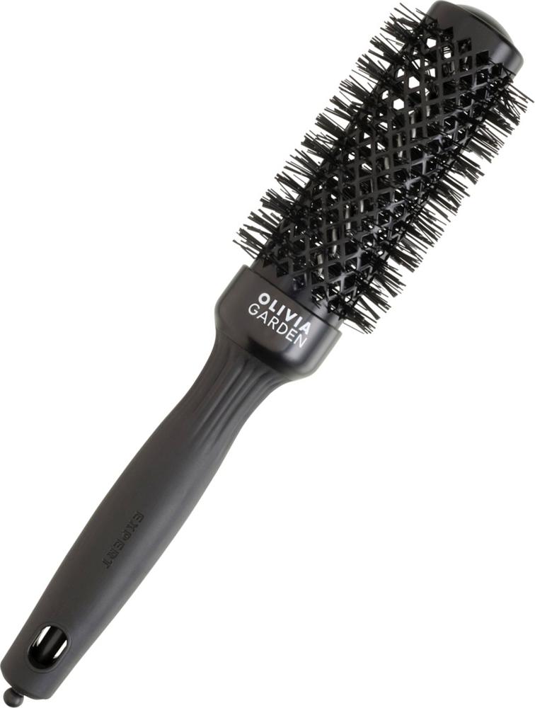 Olivia Garden BlowOut Shine Black kefa na vlasy 35mm