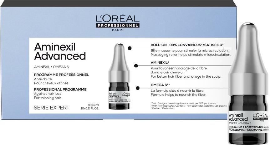 L'Oréal Professionnel Aminexil Advanced kúra proti vypadávaniu vlasov 10x6ml