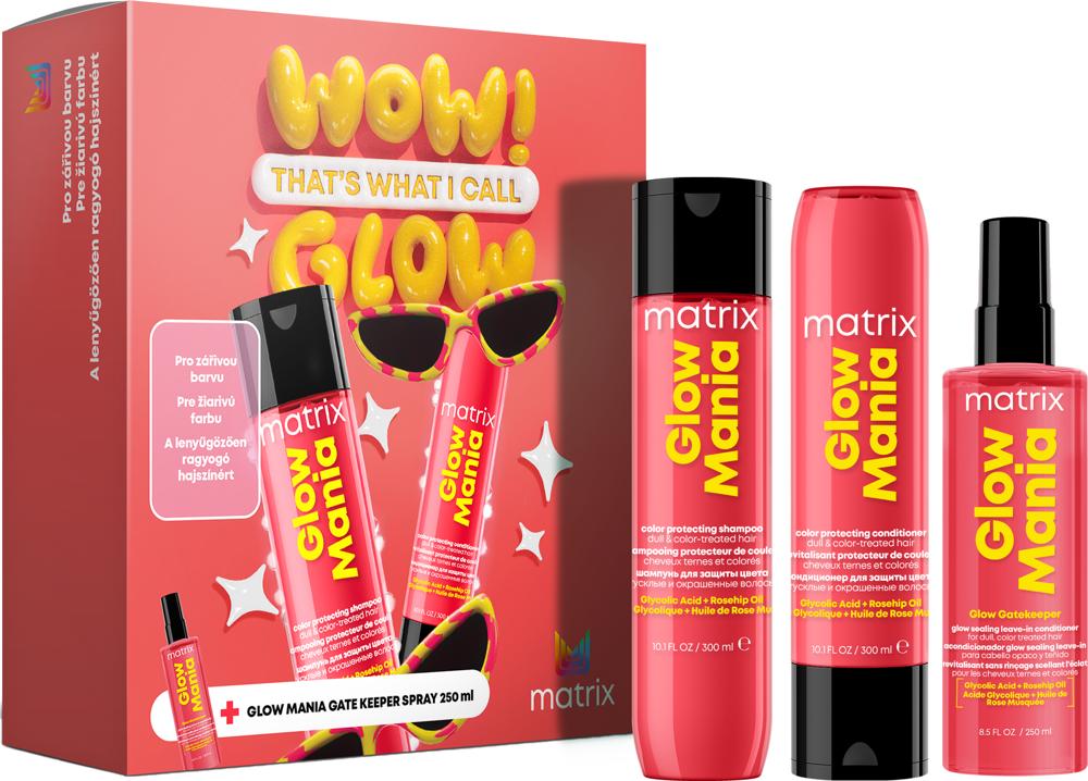 Matrix Glow Mania darčeková sada na lesk vlasov