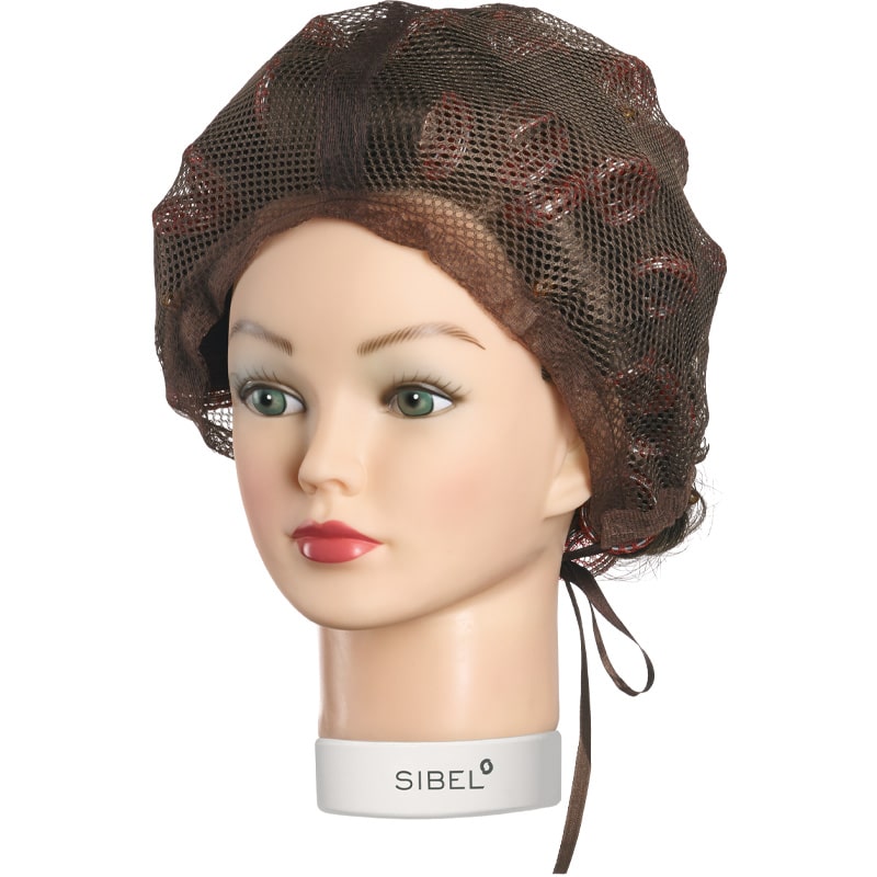 Sibel LUXE sieťka na noc, hnedá